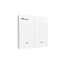 Milesight WS502 - Smart Wall Switch (2-Gang) – angled front view Milesight WS502 - Smart Wall Switch (2-Gang) – angled front view