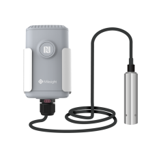 Milesight EM500-SWL - Submersible Water Level Sensor – front view with submersible probe