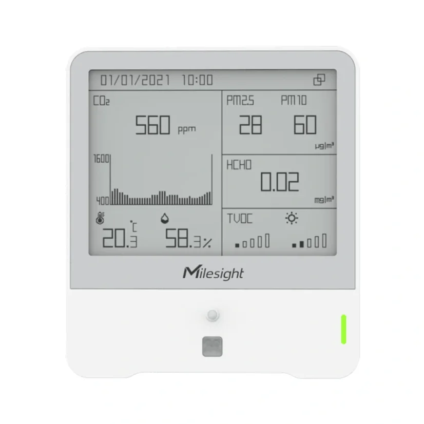 Milesight Indoor Air Quality sensor (9 in 1) AM319 - LoRaWAN