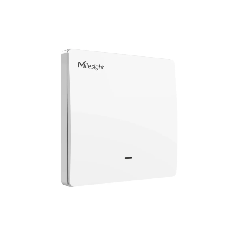 Milesight WS501 - Smart Wall Switch (1-Gang) – angled front view