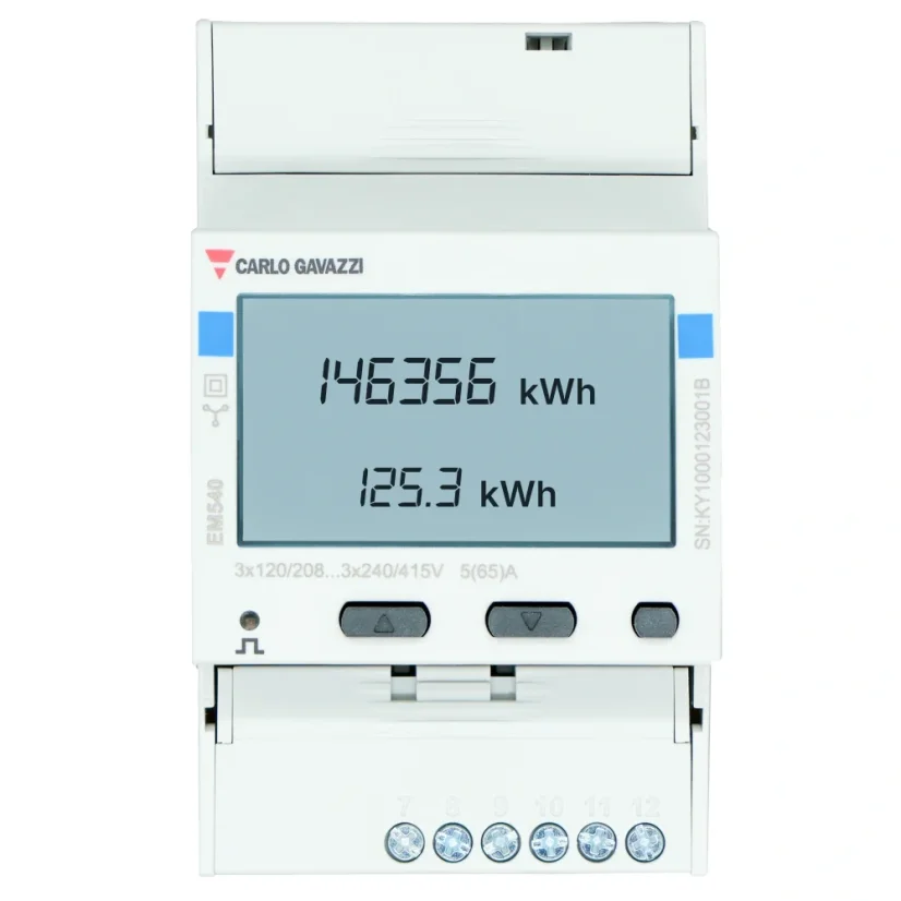 Modbus energy meter, 3-phase 230 VAC / 65 A