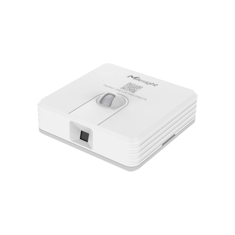 Milesight VS341 - Desk & Seat Occupancy Sensor – angled side view