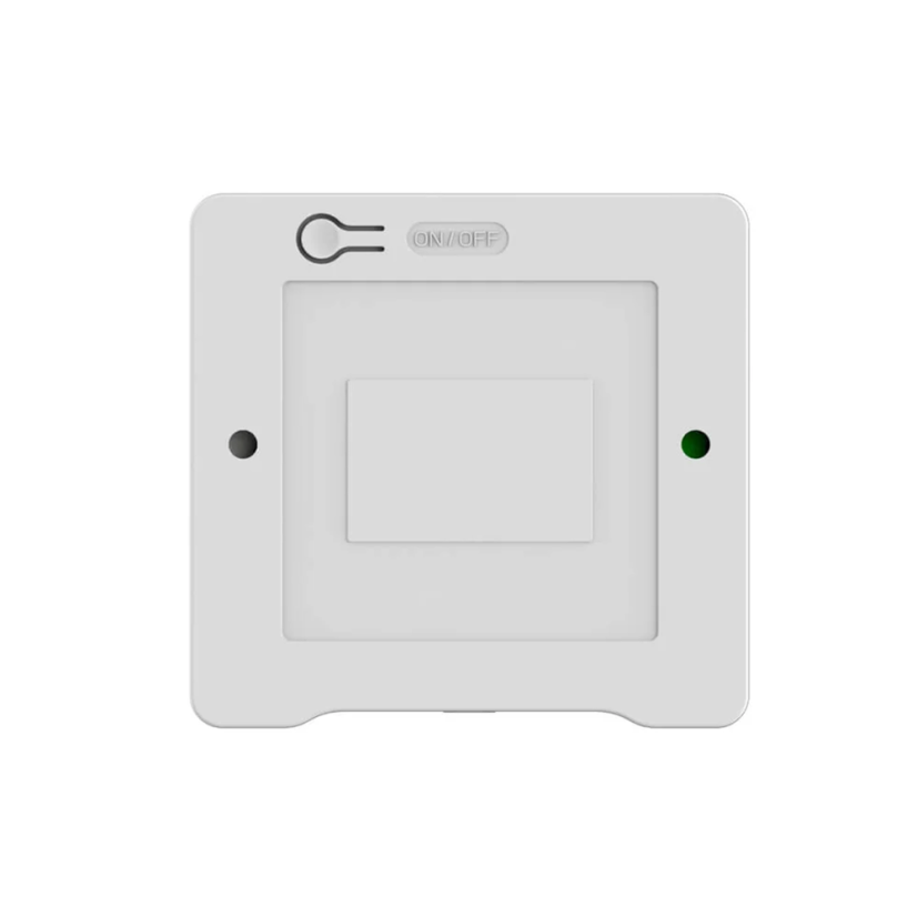 Milesight AM102 - Indoor Ambience Sensor (2 in 1) – rear view with on/off button