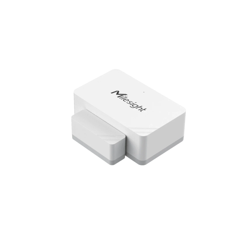 Milesight WS301 - Magnetic Contact Switch – top angled view with magnet