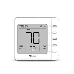 Milesight WT201 – Intelligenter HVAC-Thermostat – Frontansicht des Displays