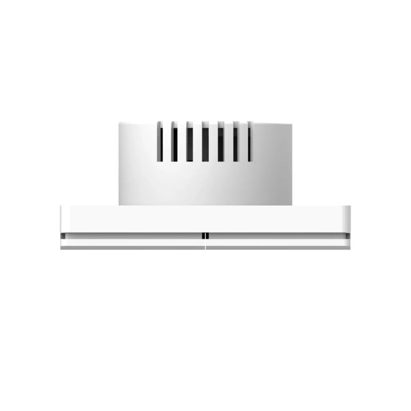 Milesight WS502 - Smart Wall Switch (2-Gang) – top edge view with vents