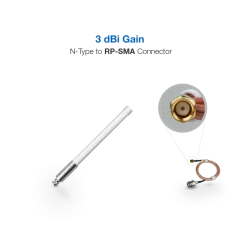 RAK Fiberglass Antenna 3dBi / 860-930 MHz – N-Type to RP-SMA