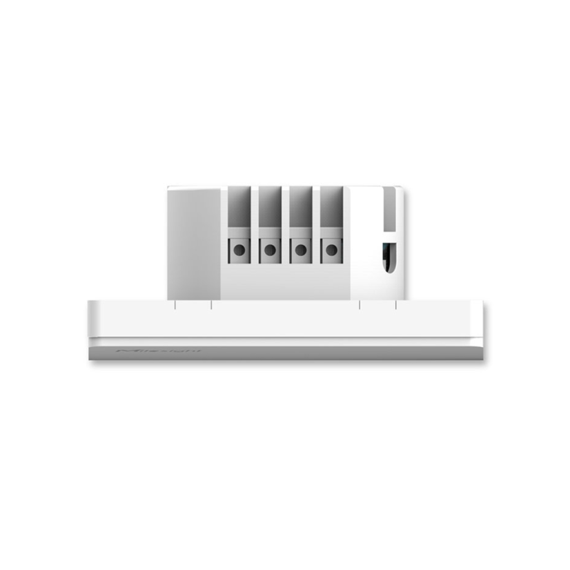 Milesight WS501 - Smart Wall Switch (1-Gang) – edge view showing terminal block